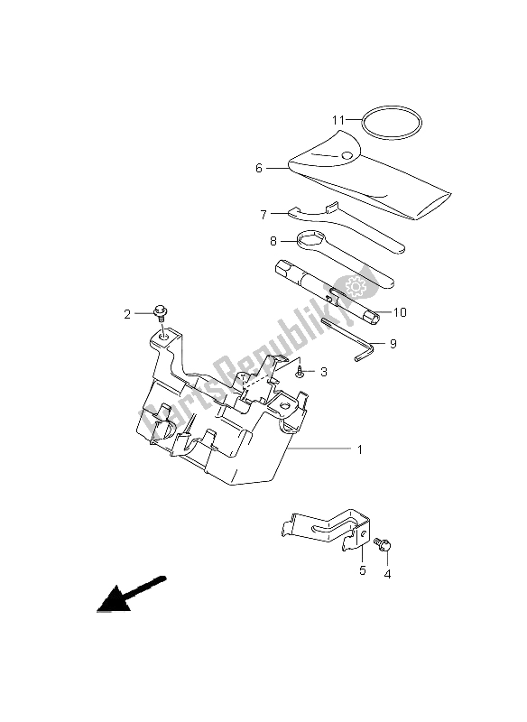 All parts for the Manual Box of the Suzuki GSX 650 FA 2009