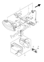 luz de combinación trasera (lt-a400f p17)