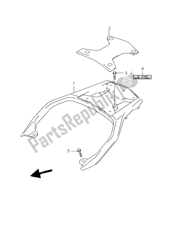 Tutte le parti per il Vettore del Suzuki DL 650A V Strom 2010