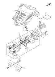 luz de combinación trasera (vzr1800uf e19)