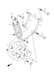 levier de coussin arrière (vl800 e02)