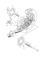 REAR WHEEL (RM250)