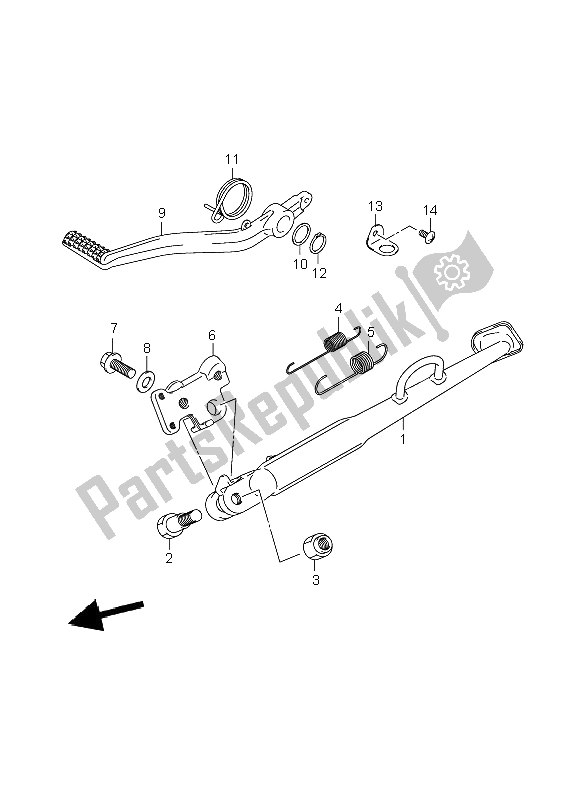 Toutes les pièces pour le Supporter du Suzuki DL 1000 V Strom 2008