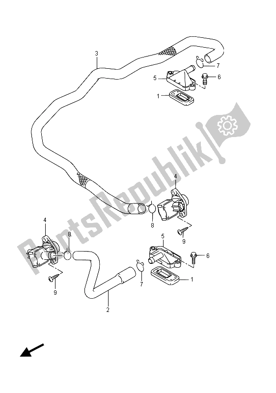 Wszystkie części do 2. Powietrze (vzr1800bz E19) Suzuki VZR 1800 BZ M Intruder 2015