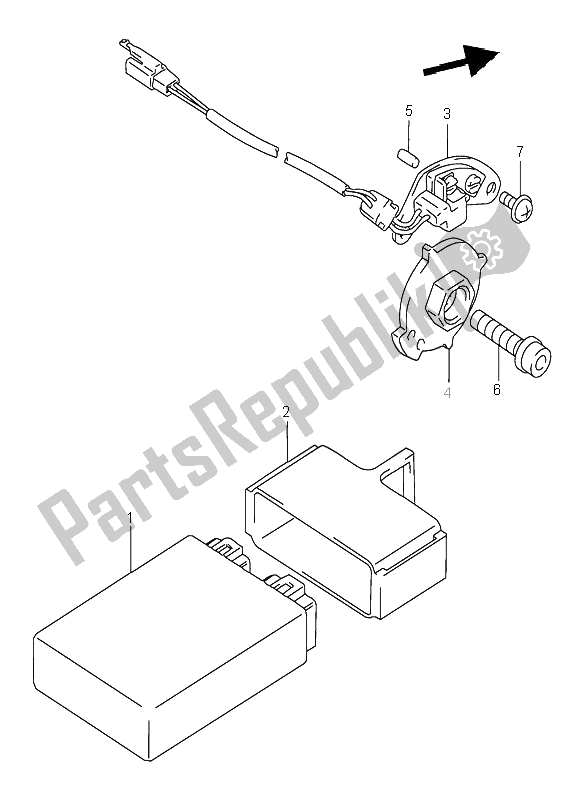 Tutte le parti per il Generatore Di Segnale del Suzuki RF 900R 1996