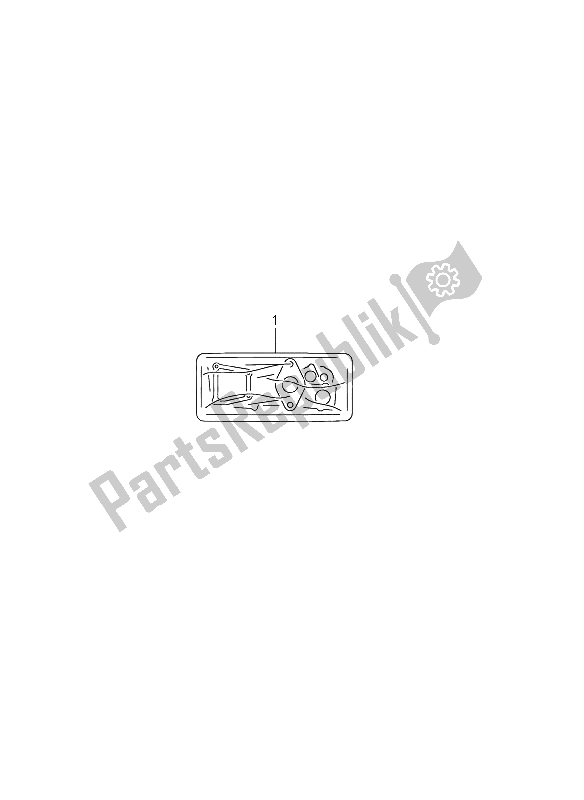 Alle onderdelen voor de Pakkingset van de Suzuki GSX R 600 2011