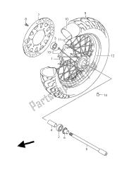 FRONT WHEEL (VL800-UE)