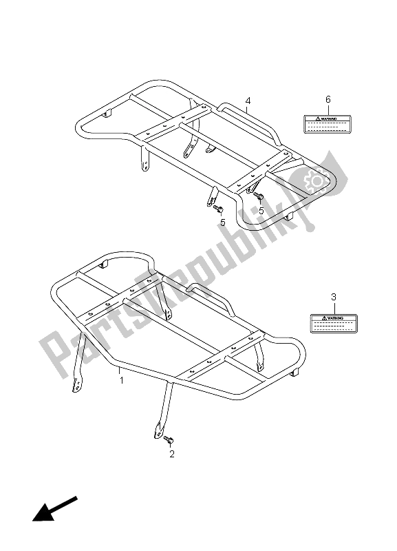 Toutes les pièces pour le Transporteur du Suzuki LT A 750X Kingquad AXI 4X4 Limited 2008