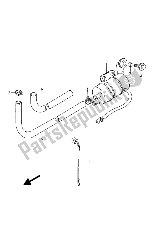 Toutes les pièces pour le Pompe à Essence du Suzuki GSX 1100G 1991