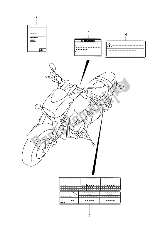 All parts for the Label (vz800 E19) of the Suzuki VZ 800 Intruder 2015