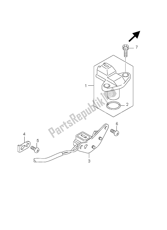 Tutte le parti per il Generatore Di Segnale del Suzuki GSR 750A 2012