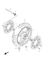 ruota anteriore (gsf650)