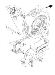 roda traseira (vl800c-cue)