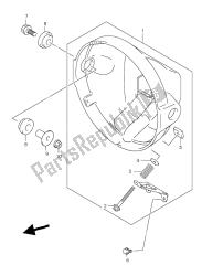 alojamento do farol (sv650)