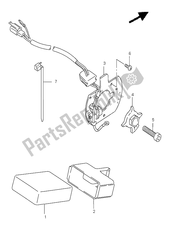 Todas las partes para Generador De Señales de Suzuki GSF 1200 Nssa Bandit 2000