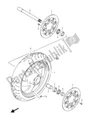 roda dianteira (vzr1800z e19)