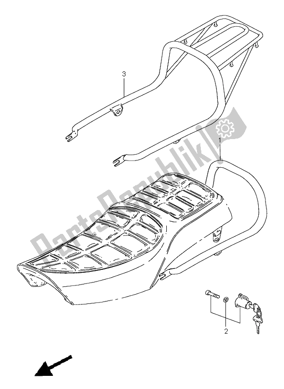 Toutes les pièces pour le Transporteur du Suzuki GN 250E 1998