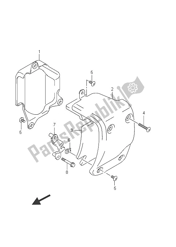 Todas las partes para Cubierta Lateral Inferior de Suzuki C 1800R VLR 1800 Intruder 2011