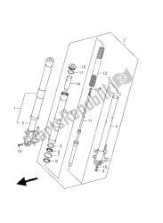 amortecedor frontal (vzr1800-u2-z-zu2)