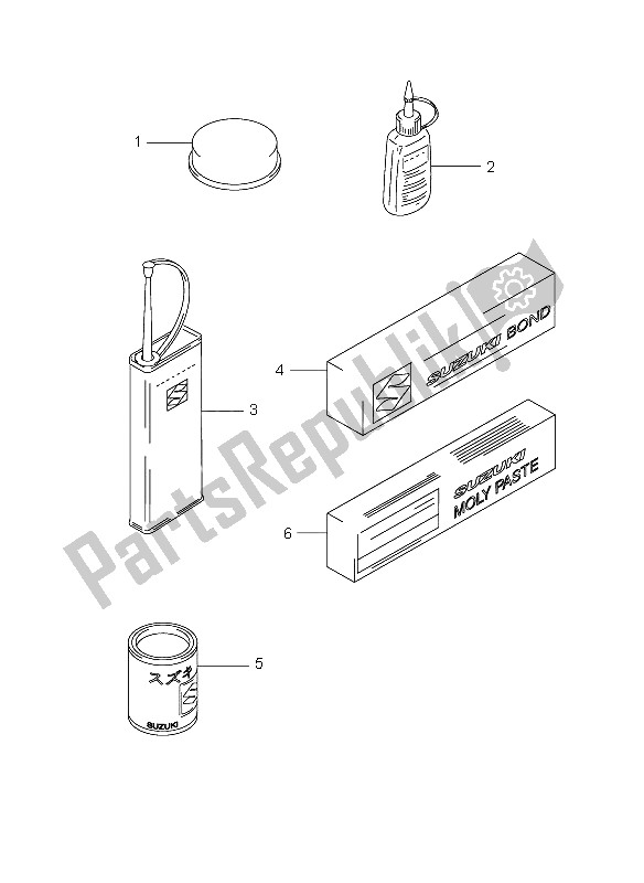 All parts for the Optional of the Suzuki GSX 1300 BKA B King 2009