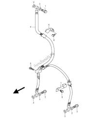 mangueira do freio dianteiro (sv650-u-s-su)