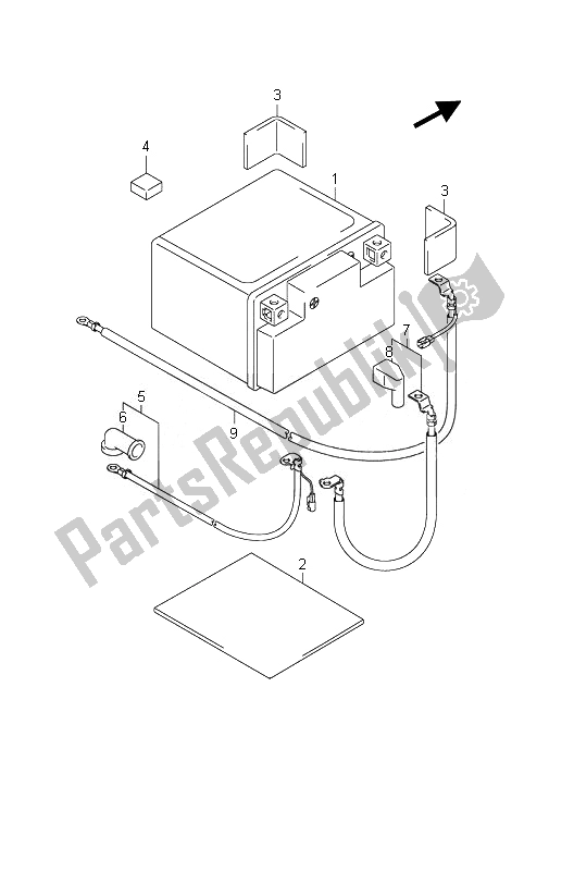 Wszystkie części do Bateria Suzuki UX 150 Sixteen 2010