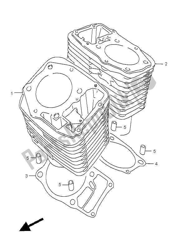 Toutes les pièces pour le Cylindre du Suzuki C 1500 VL 2009