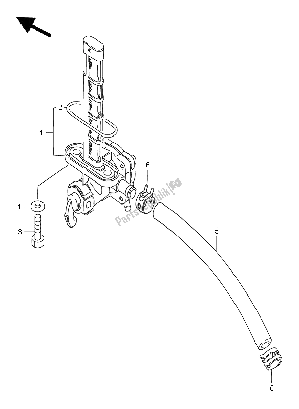 Toutes les pièces pour le Robinet De Carburant du Suzuki LS 650 Savage 1996