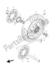 roda dianteira (gsf1250a-sa)