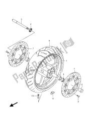 rueda delantera (gsf650)