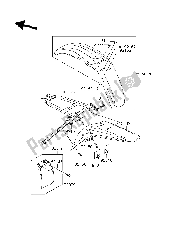 Toutes les pièces pour le Aile du Suzuki RM Z 250 2006