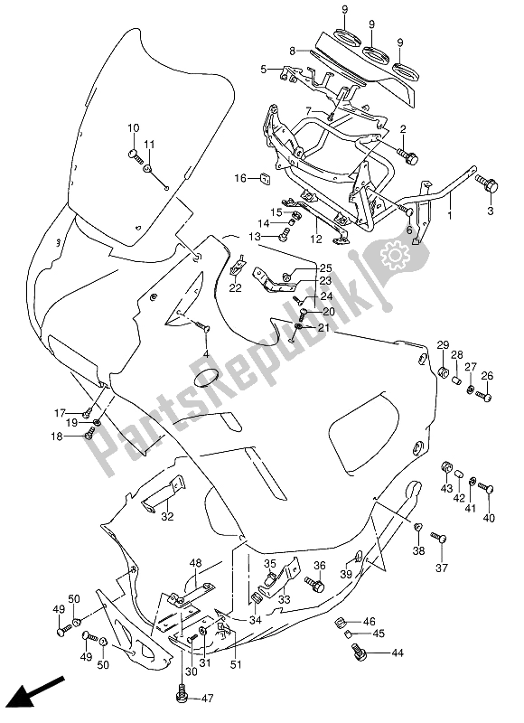 All parts for the Installation Parts of the Suzuki GSX 600 FUU2 1991