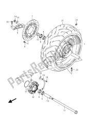 roda traseira (vzr1800zuf e19)