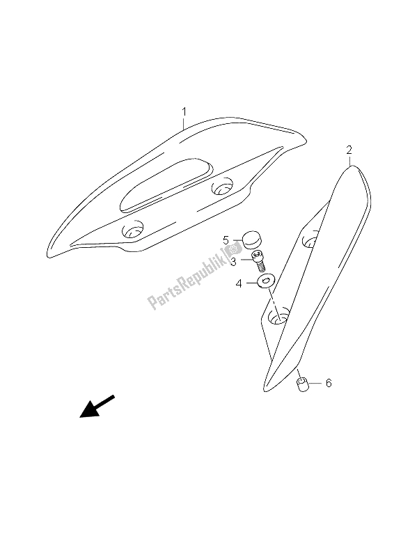Tutte le parti per il Maniglia Per Passeggero (corsa) del Suzuki UH 125 Burgman 2011