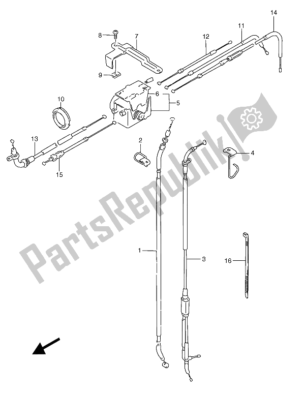 Toutes les pièces pour le Câble De Commande du Suzuki RGV 250 1992