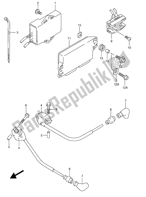 Tutte le parti per il Elettrico del Suzuki RGV 250 1991