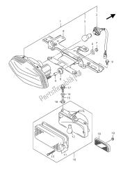 luz de combinación trasera