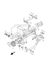 bras oscillant arrière