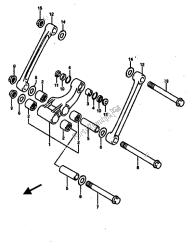 levier de coussin arrière