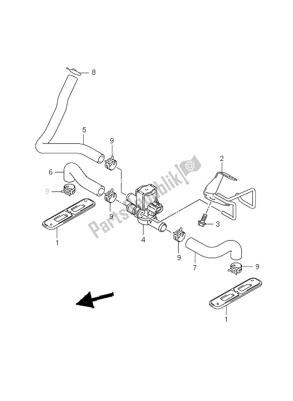 Todas las partes para 2do Aire de Suzuki GSX R 750 2007