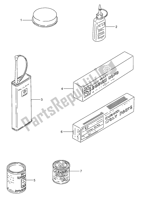 Wszystkie części do Opcjonalny Suzuki VX 800U 1994