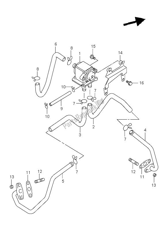 Toutes les pièces pour le 2e Air (e18-e22) du Suzuki TL 1000R 1999