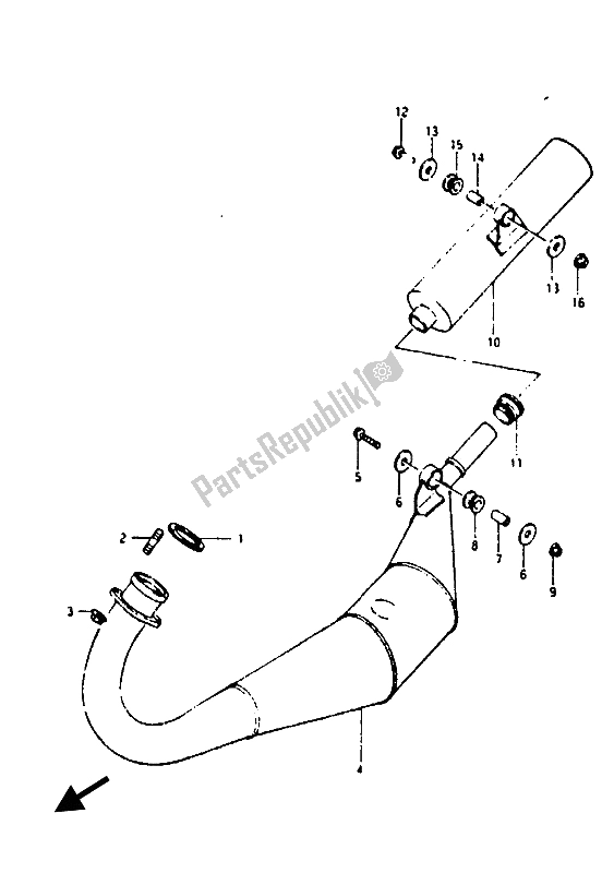 Wszystkie części do T? Umik Suzuki RG 125 CUC Gamma 1986