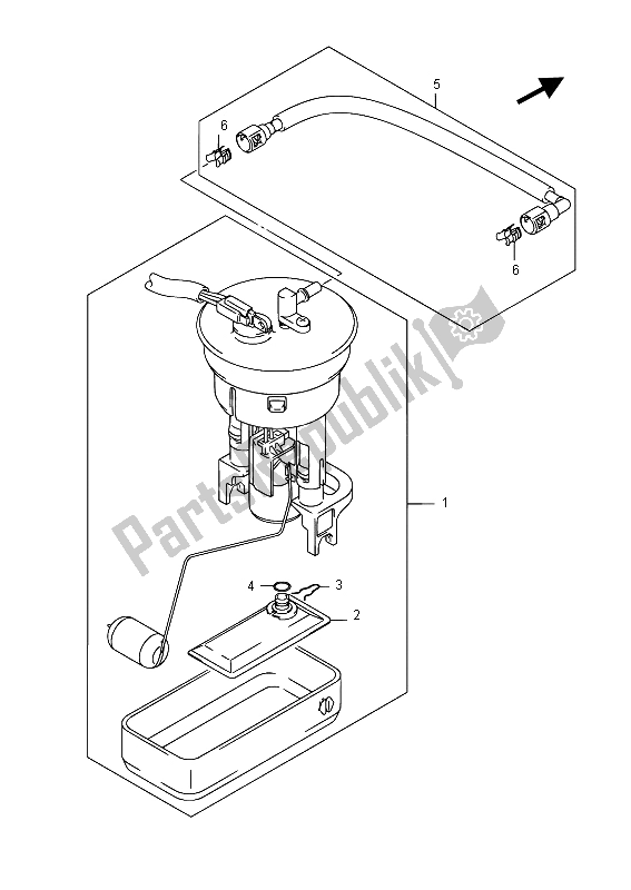 Toutes les pièces pour le Pompe à Essence du Suzuki LT A 750 XZ Kingquad AXI 4X4 2015