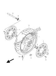 roda dianteira (gsf650-s-su-u)