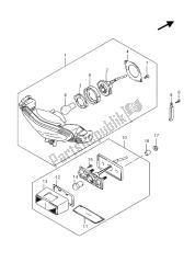 luz de combinación trasera