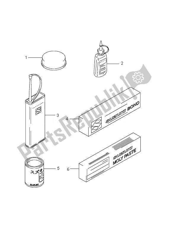 Todas as partes de Opcional do Suzuki DL 650A V Strom 2007
