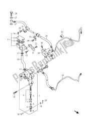 maître-cylindre arrière (gsx1300rauf e19)