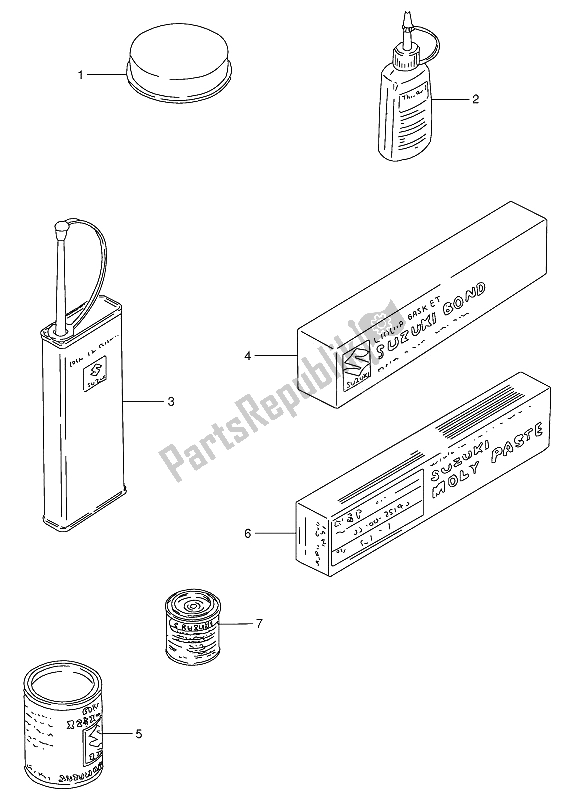 Toutes les pièces pour le Optionnel du Suzuki VS 800 GL Intruder 1994