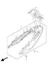 pokrywa tylna siedzenia (gsf650s-su-sa-sua)